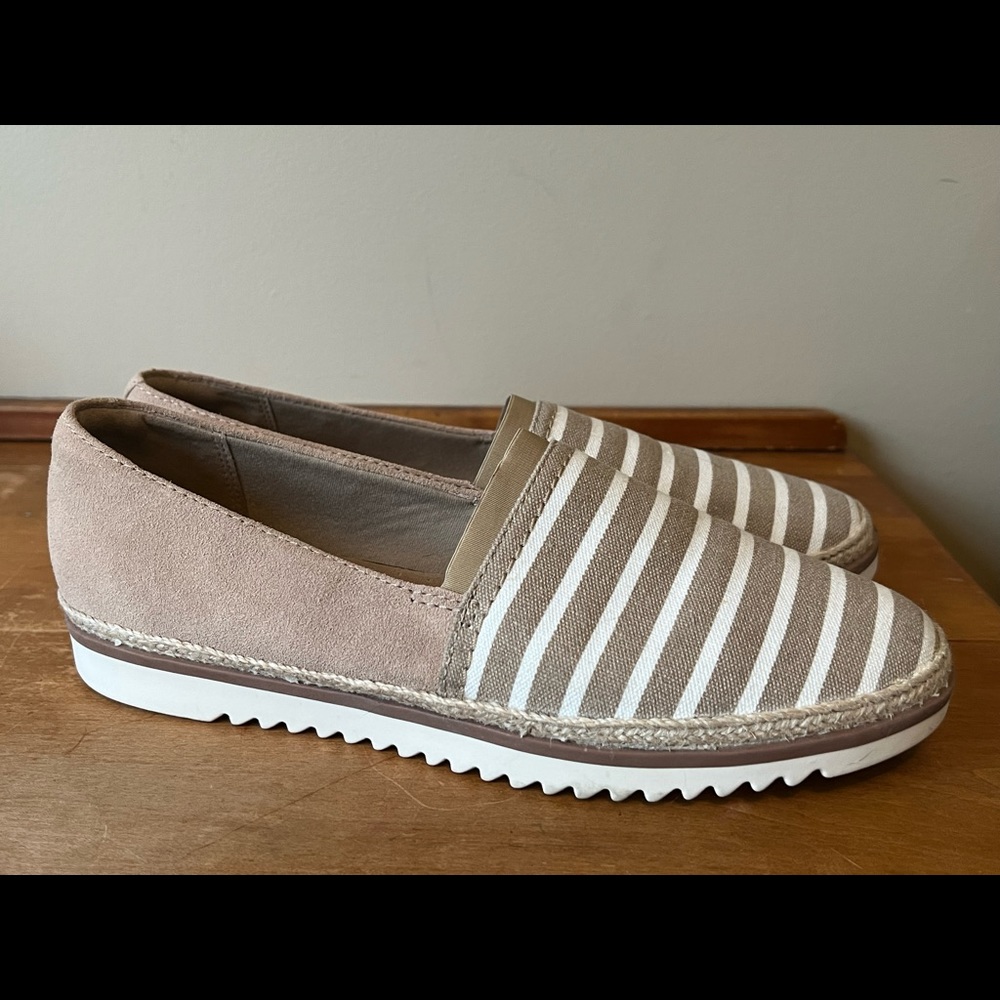 Clarks Serena Paige Suede Slip-Ons